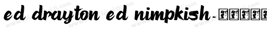 ED Drayton ED Nimpkish字体转换